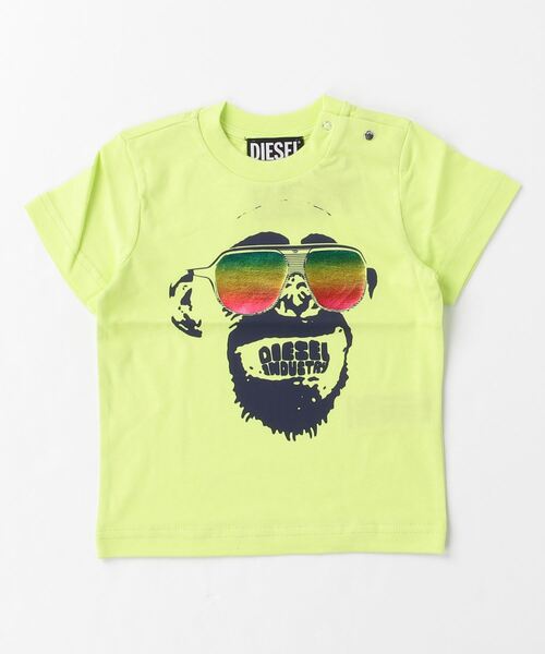 「DIESEL KIDS」 「KIDS」半袖Tシャツ 9M ホワイト キッズ_画像5