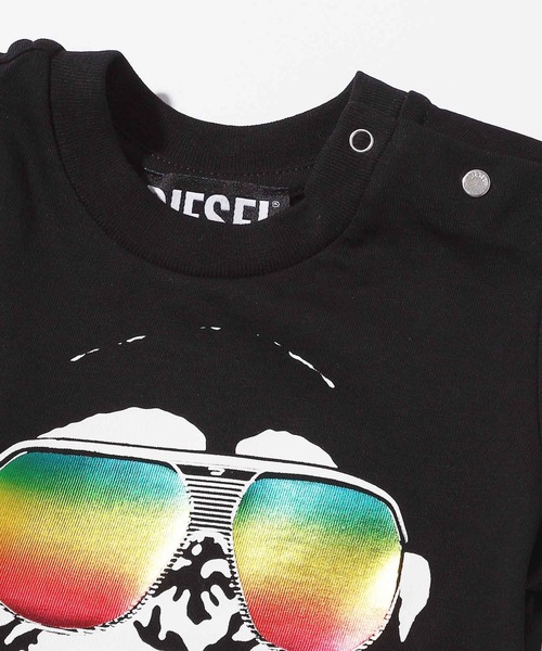 「DIESEL KIDS」 「KIDS」半袖Tシャツ 9M ホワイト キッズ_画像9
