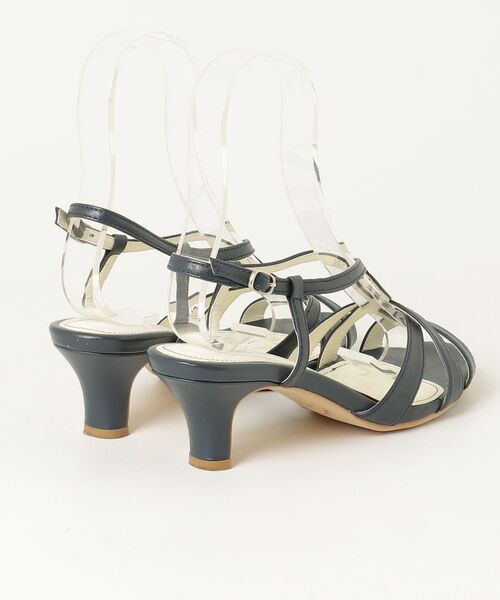 「Sophia collection」 ヒールサンダル 23.5cm ネイビー レディース_画像2
