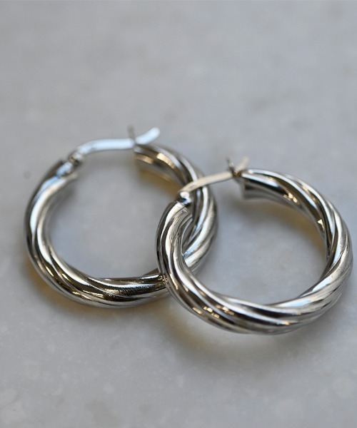 「sowi」 ピアス（両耳用） フリ- シルバー レディース_画像5