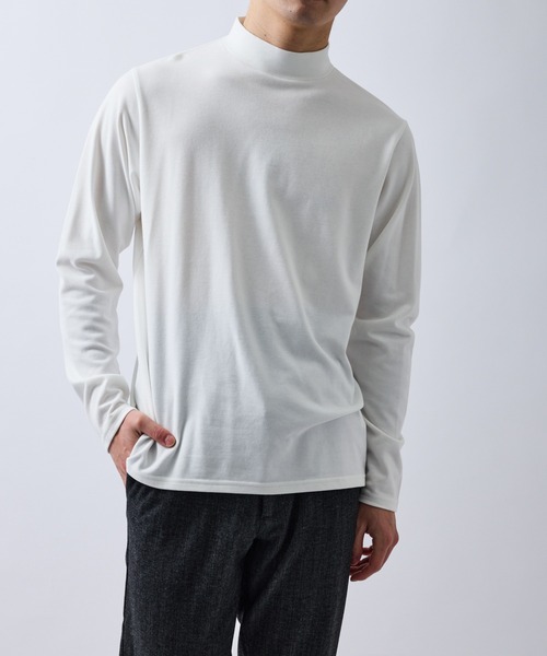 LE CERCLE par rope' tシャツ ダンボールポンチモックネック メンズ