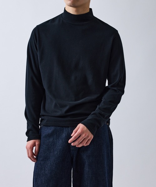 ADAM ET ROPE'（アダムエロペ） tシャツ ダンボールポンチモックネック