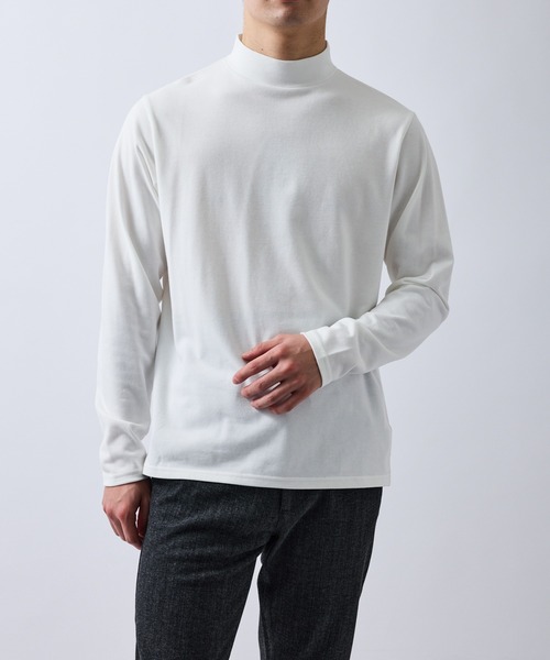 LE CERCLE par rope' tシャツ ダンボールポンチモックネック メンズ