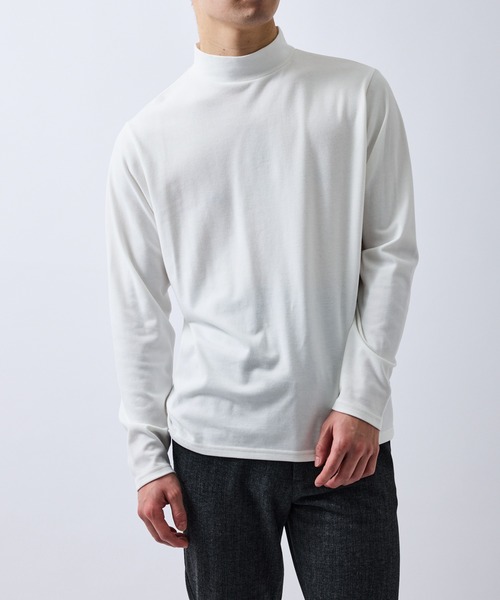 LE CERCLE par rope' tシャツ ダンボールポンチモックネック メンズ