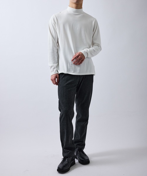 LE CERCLE par rope' tシャツ ダンボールポンチモックネック メンズ