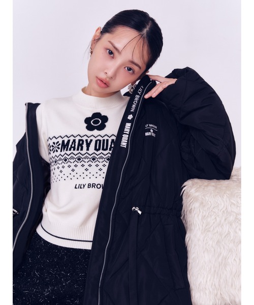 おごやん新品　タグ無し　LILY BROWN×MARY QUANT　コート LILY BROWN コート アウター 「LILY BROWN×MARY QUANT」キルトダウン