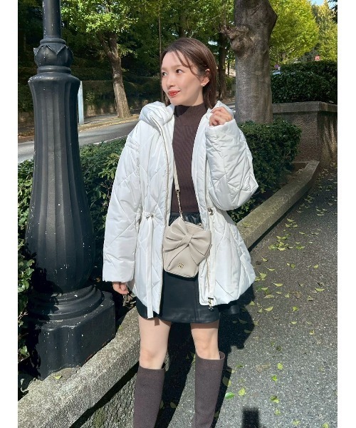 おごやん新品　タグ無し　LILY BROWN×MARY QUANT　コート LILY BROWN（リリーブラウン） コート アウター 「LILY BROWN×MARY