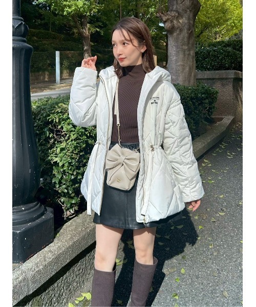 LILY BROWN × MARY QUANT キルトダウンミドルコート LILY BROWN｜【LILY BROWN×MARY QUANT】キルトダウンミドルコート