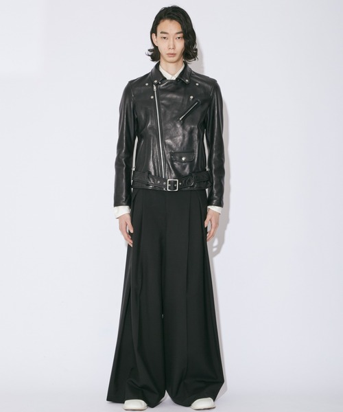 極美品　現行　ビューティフルピープル　ダッフル　ロング　黒　レザー beautiful people（ビューティフルピープル） レザーブルゾン MEDIUM