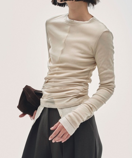 「TODAYFUL」 長袖カットソー FREE ブラック レディース_画像7