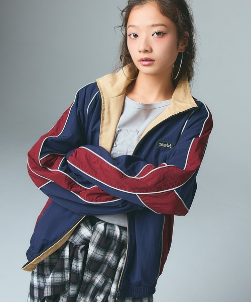 DOUBLE STANDARD CLOTHING ジャンパー X-girl（エックスガール） ブルゾン ジャンバー DOUBLE FACE
