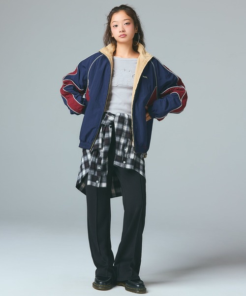 DOUBLE STANDARD CLOTHING ジャンパー X-girl（エックスガール） ブルゾン ジャンバー DOUBLE FACE