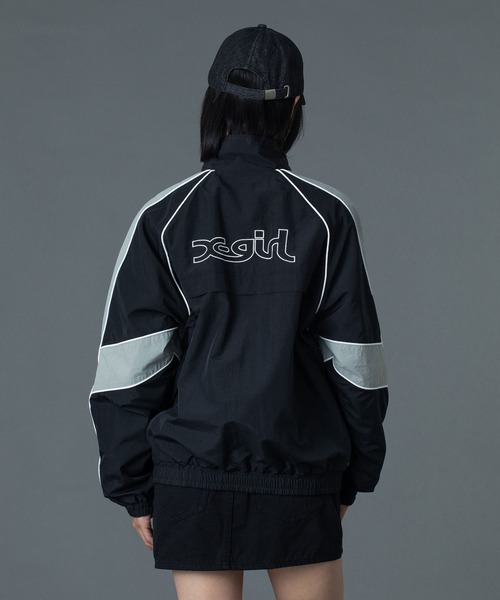 X-girl（エックスガール） ブルゾン ジャンバー DOUBLE FACE