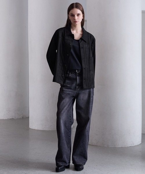 CLEL（クレイル） シャツ 「CLEL」Double Tech Fade Trucker Design