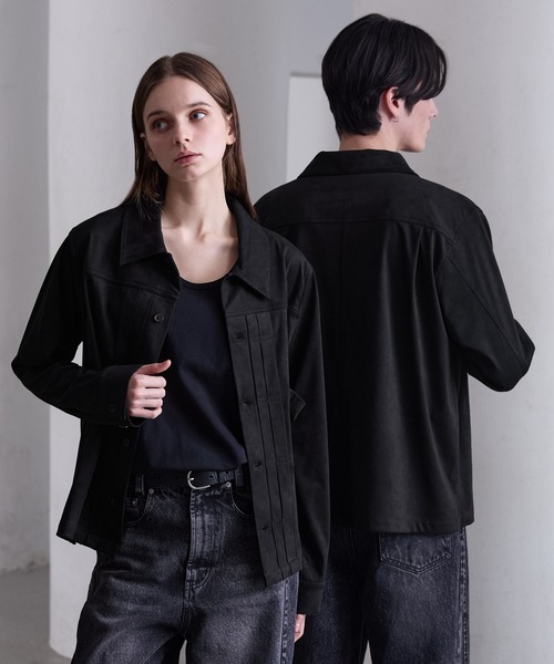 CLEL（クレイル） シャツ 「CLEL」Double Tech Fade Trucker Design