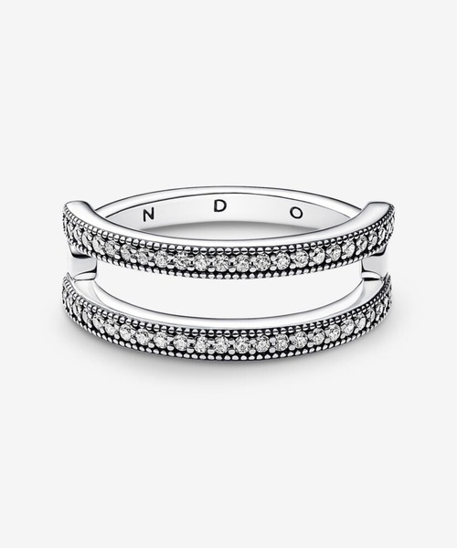 「Pandora」 リング 13号 シルバー レディース_画像4