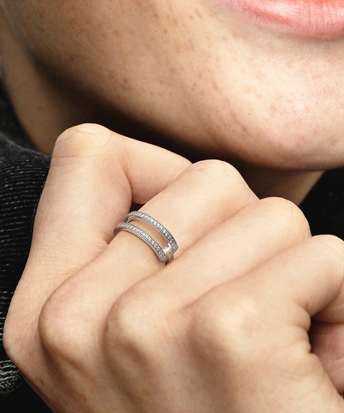 「Pandora」 リング 13号 シルバー レディース_画像5