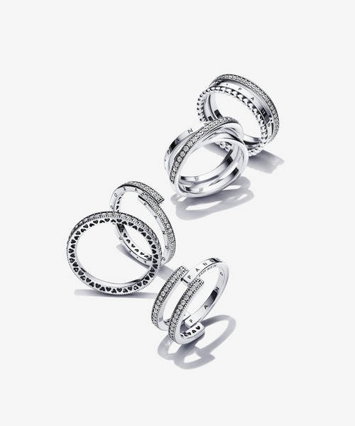 「Pandora」 リング 13号 シルバー レディース_画像7