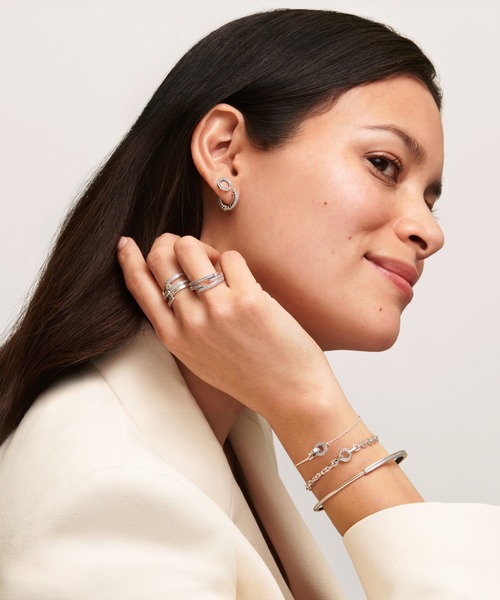 「Pandora」 リング 13号 シルバー レディース_画像9