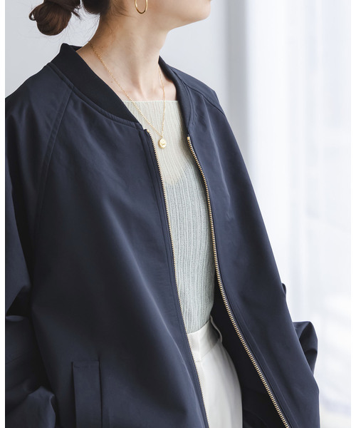 NOBLE（ノーブル） ma1 ma-1 ハイツイストダブルクロスMA-1ブルゾン