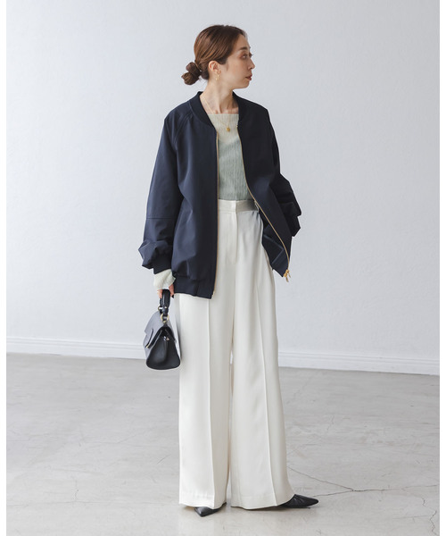 NOBLE（ノーブル） ma1 ma-1 ハイツイストダブルクロスMA-1ブルゾン