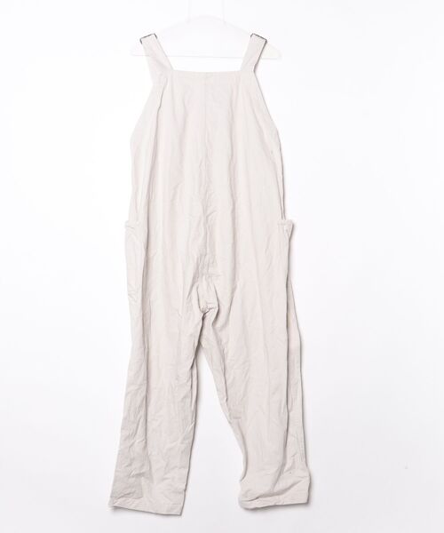 y6　ホワイト コットンオーバーオール niko and…（ニコアンド） オーバーオール MEDIUM ホワイト レディース
