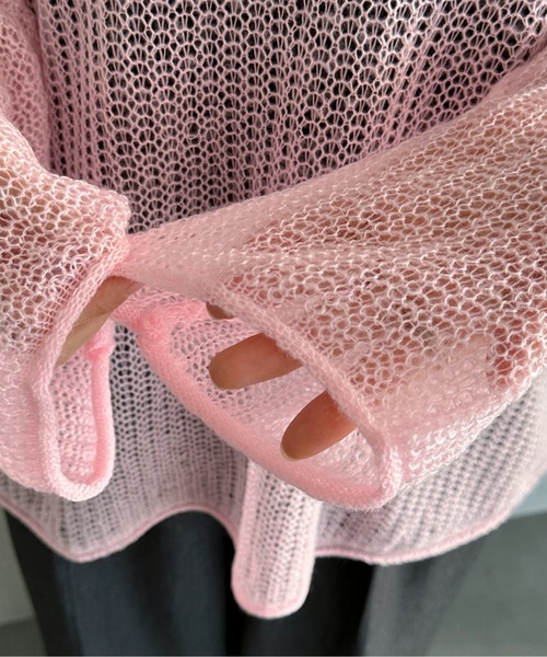 「feepur」 長袖ニット MEDIUM オフホワイト レディース_画像7