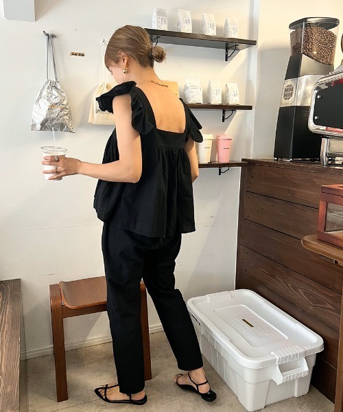 「ISOOK」 セットアップ FREE ブラック レディース_画像7