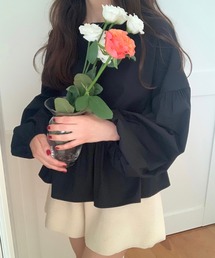 「LAUIR」 長袖ブラウス LARGE アイボリー レディースの画像7