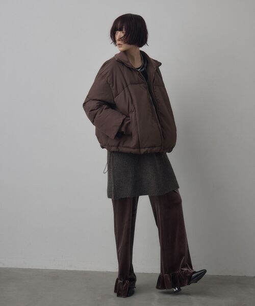 kivi（キヴィ） ダウンコート ダウンジャケット 中綿ショートブルゾン