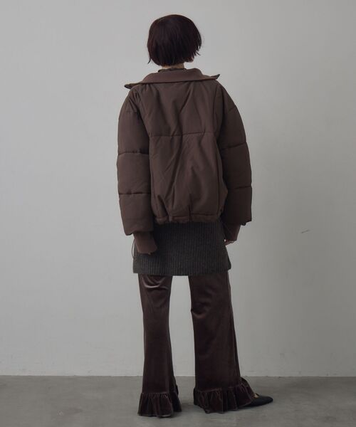 kivi（キヴィ） ダウンコート ダウンジャケット 中綿ショートブルゾン
