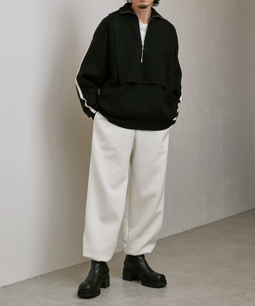 「Lui's」 イージーパンツ M ブラック メンズ_画像9