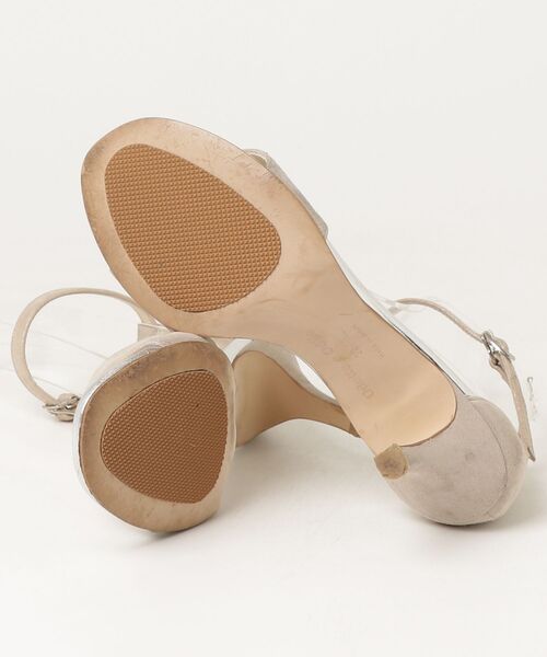 「ODETTE E ODILE」 ヒールサンダル 22cm ベージュ レディース_画像3