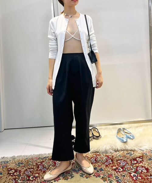 「EDIT. FOR LULU」 ニットカーディガン FREE ホワイト レディース_画像4