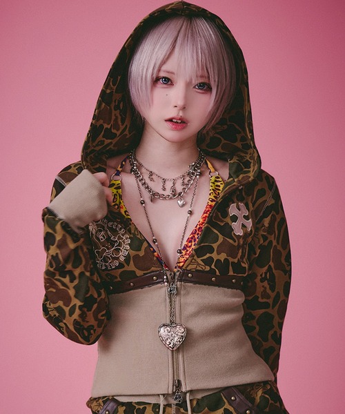 GALFY（ガルフィー） パーカー 「GALFY/ガルフィー」柄姐フーディー