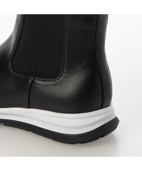 「Fin」 ショートブーツ M ブラック レディース_画像3