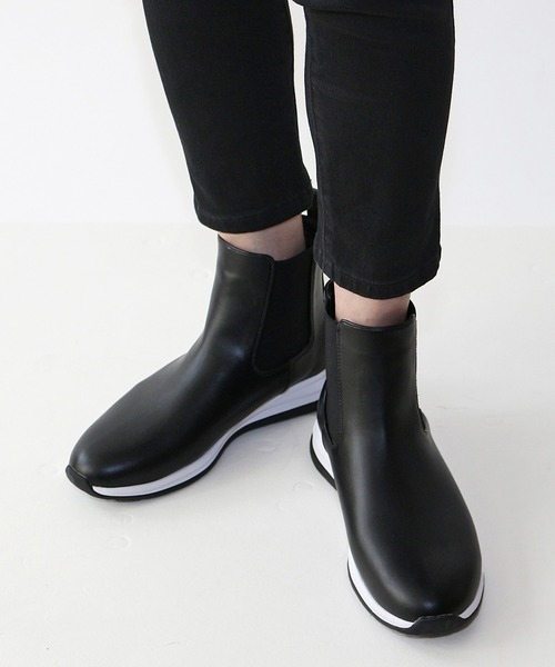 「Fin」 ショートブーツ M ブラック レディース_画像7