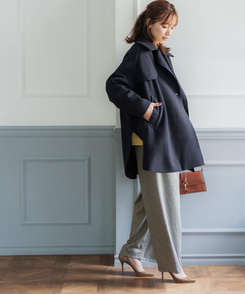 「coca（coca）」 ポンチョ L ネイビー レディース_画像3