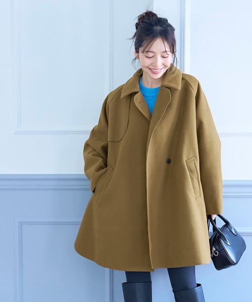 「coca（coca）」 ポンチョ L ネイビー レディース_画像4