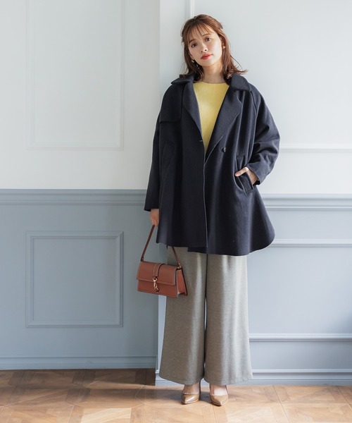 「coca（coca）」 ポンチョ L ネイビー レディース_画像5