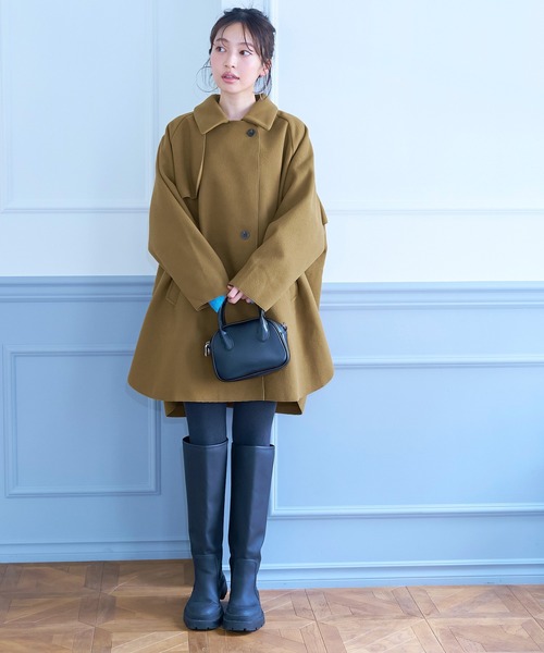 「coca（coca）」 ポンチョ L ネイビー レディース_画像9