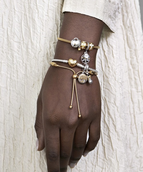 「Pandora」 チャーム FREE シルバー×ゴールド レディース_画像4