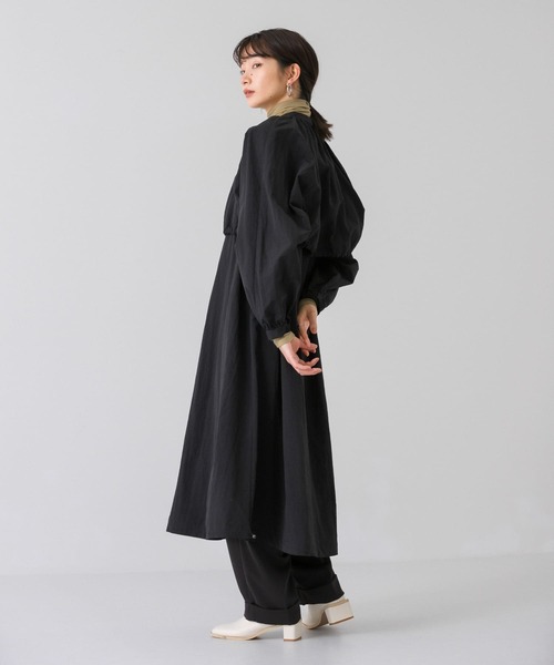 「KBF」 長袖ワンピース ONE グリーン レディース_画像8