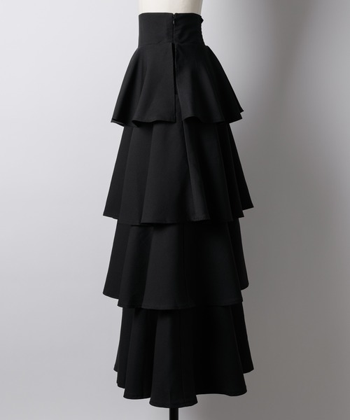 「VIOLETTA」 フリルスカート S ホワイト レディース_画像4