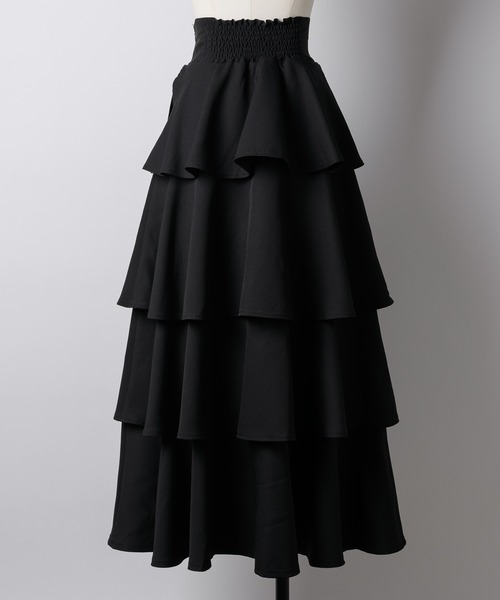 「VIOLETTA」 フリルスカート S ホワイト レディース_画像6