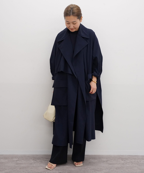 「COGTHEBIGSMOKE」 長袖カットソー FREE ネイビー レディース_画像7