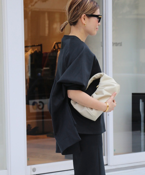 「COGTHEBIGSMOKE」 長袖カットソー FREE ネイビー レディース_画像9