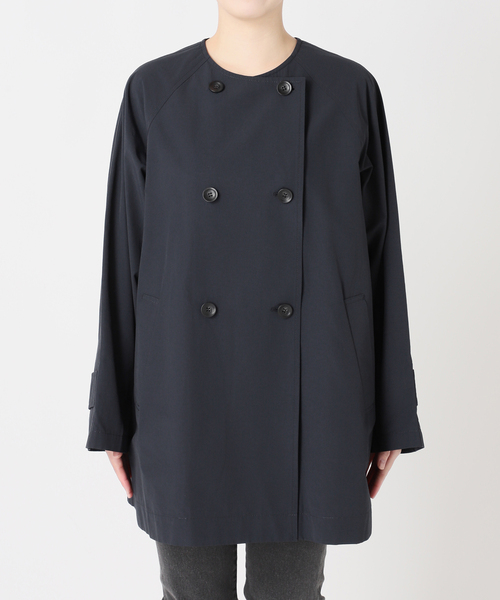 JOURNAL STANDARD relumeショートトレンチコートネイビー JOURNAL STANDARD relume（ジャーナルスタンダード レリューム）の