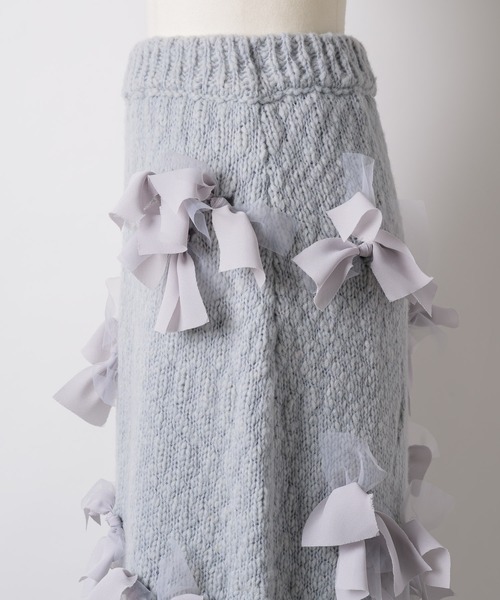 「J1U by LA BELLE ETUDE」 ニットスカート 1 ブラック レディース_画像5