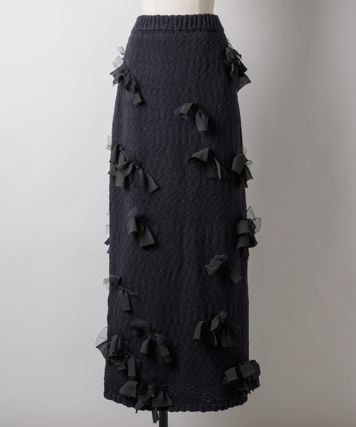 「J1U by LA BELLE ETUDE」 ニットスカート 1 ブラック レディース_画像8